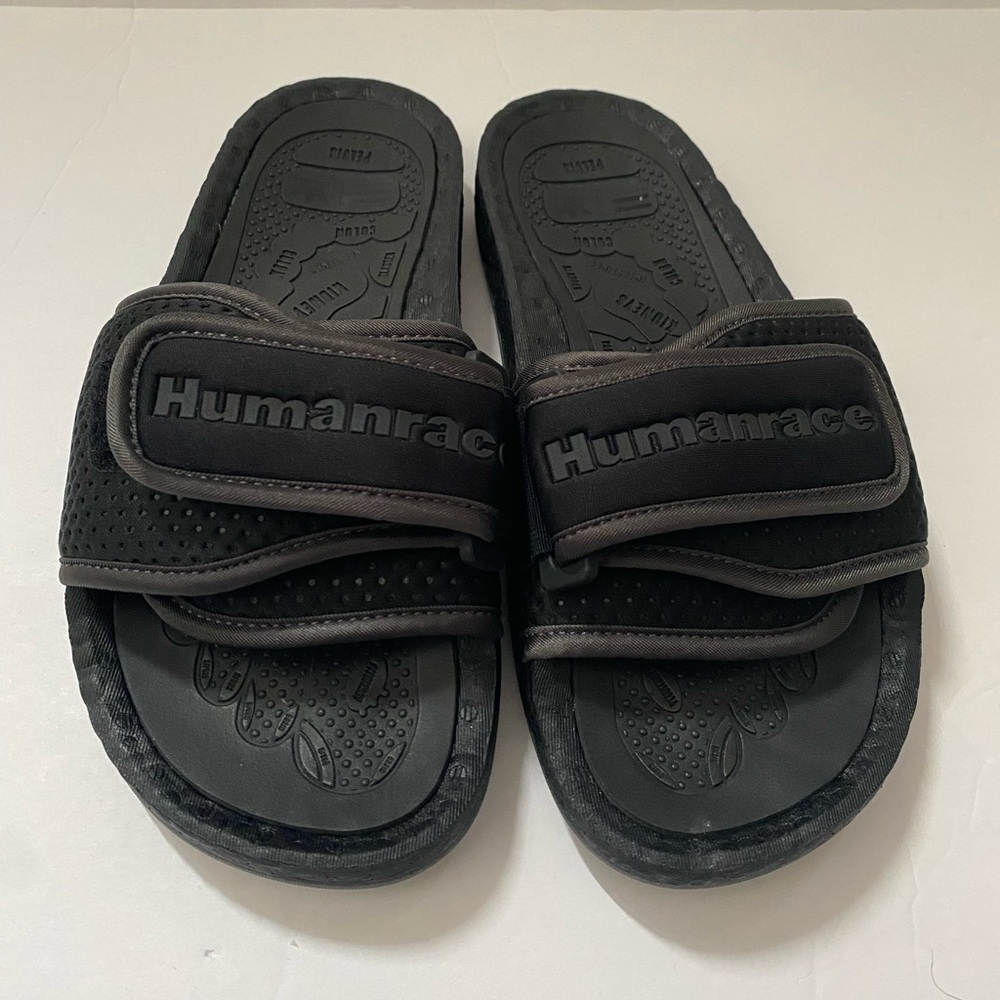 Adidas Human Race Chancletas Slides Mens Size 5 /Womens Size 6 New